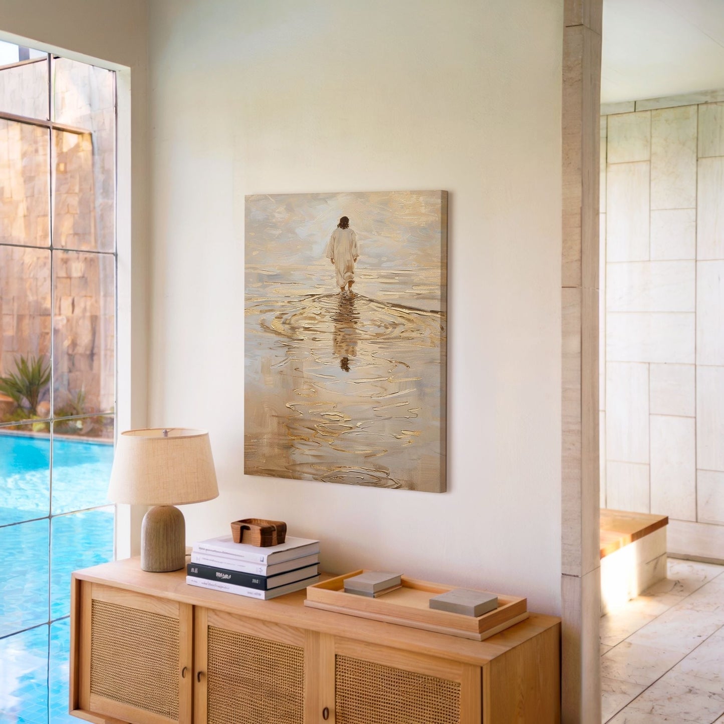 Jesús caminando sobre el agua IV -