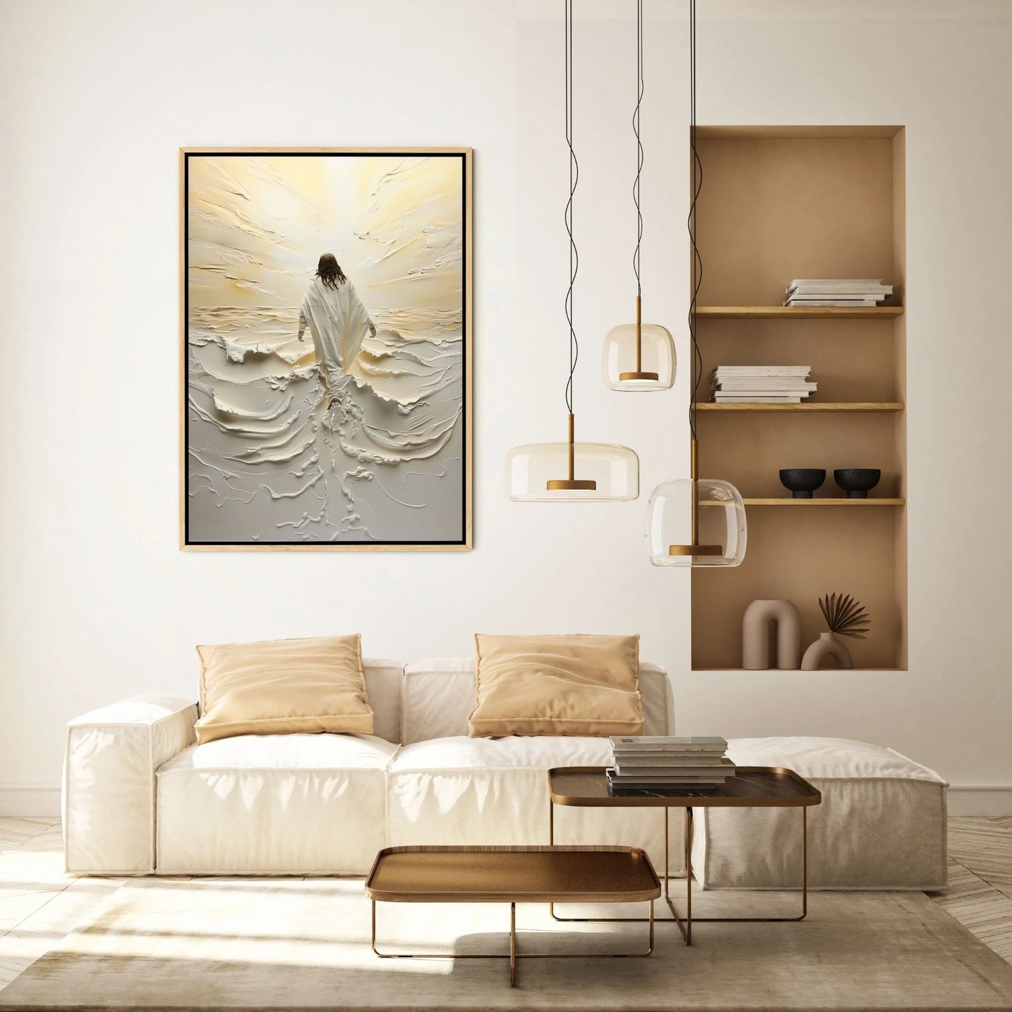 Jesús caminando sobre el agua I - Lienzo