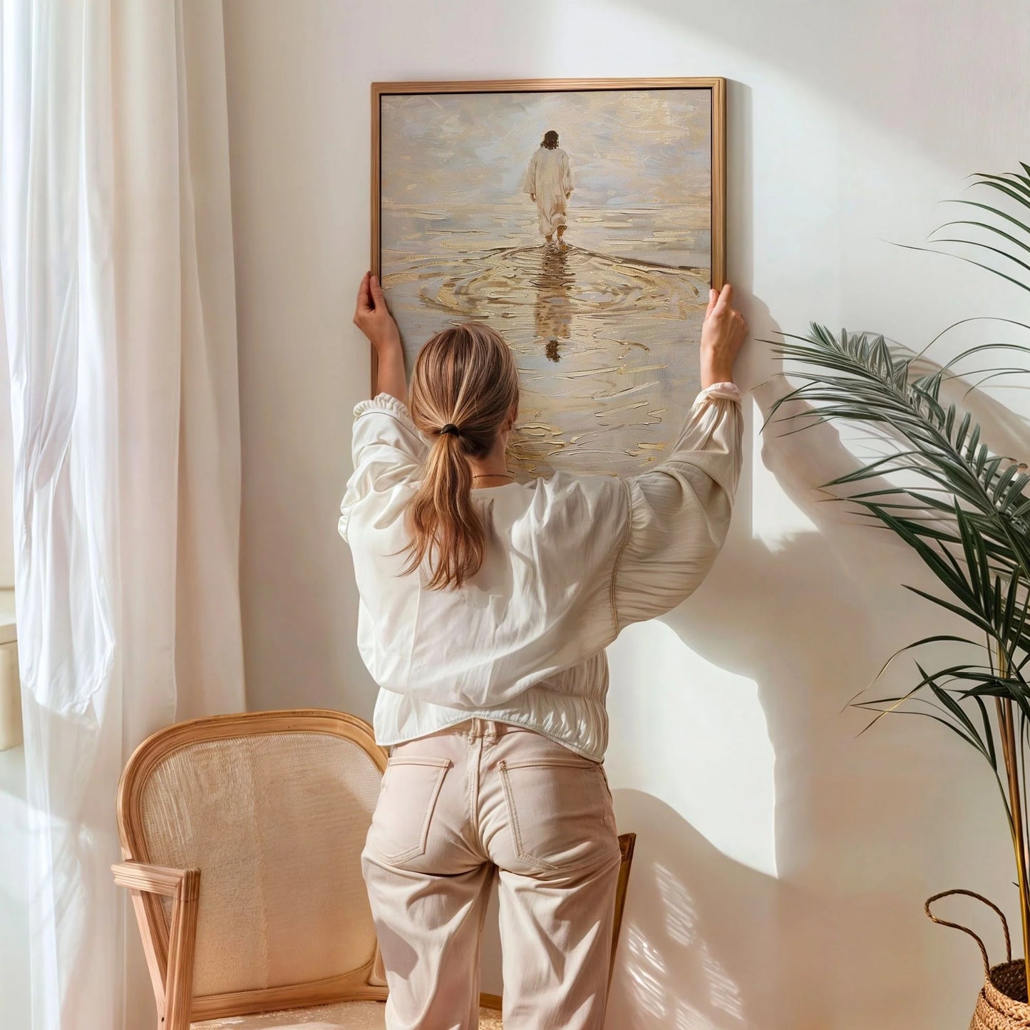 Jesús caminando sobre el agua IV -