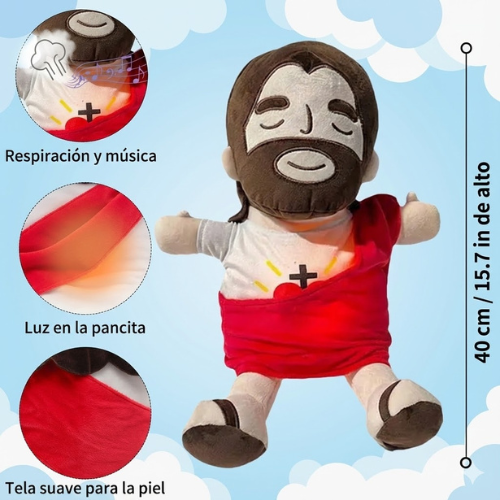 Peluche Jesus que respira