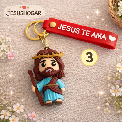 Llaveros de Jesus te ama