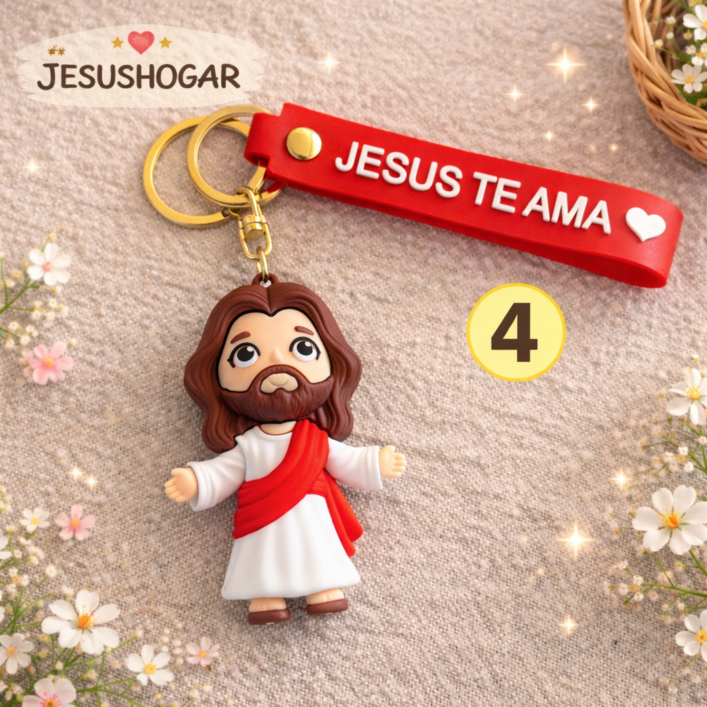 Llaveros de Jesus te ama