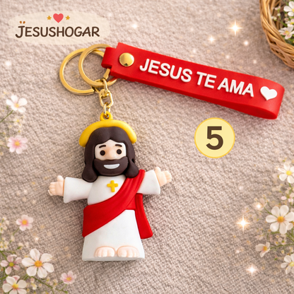Llaveros de Jesus te ama