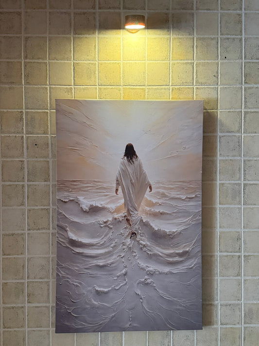 Jesús caminando sobre el agua I - Lienzo