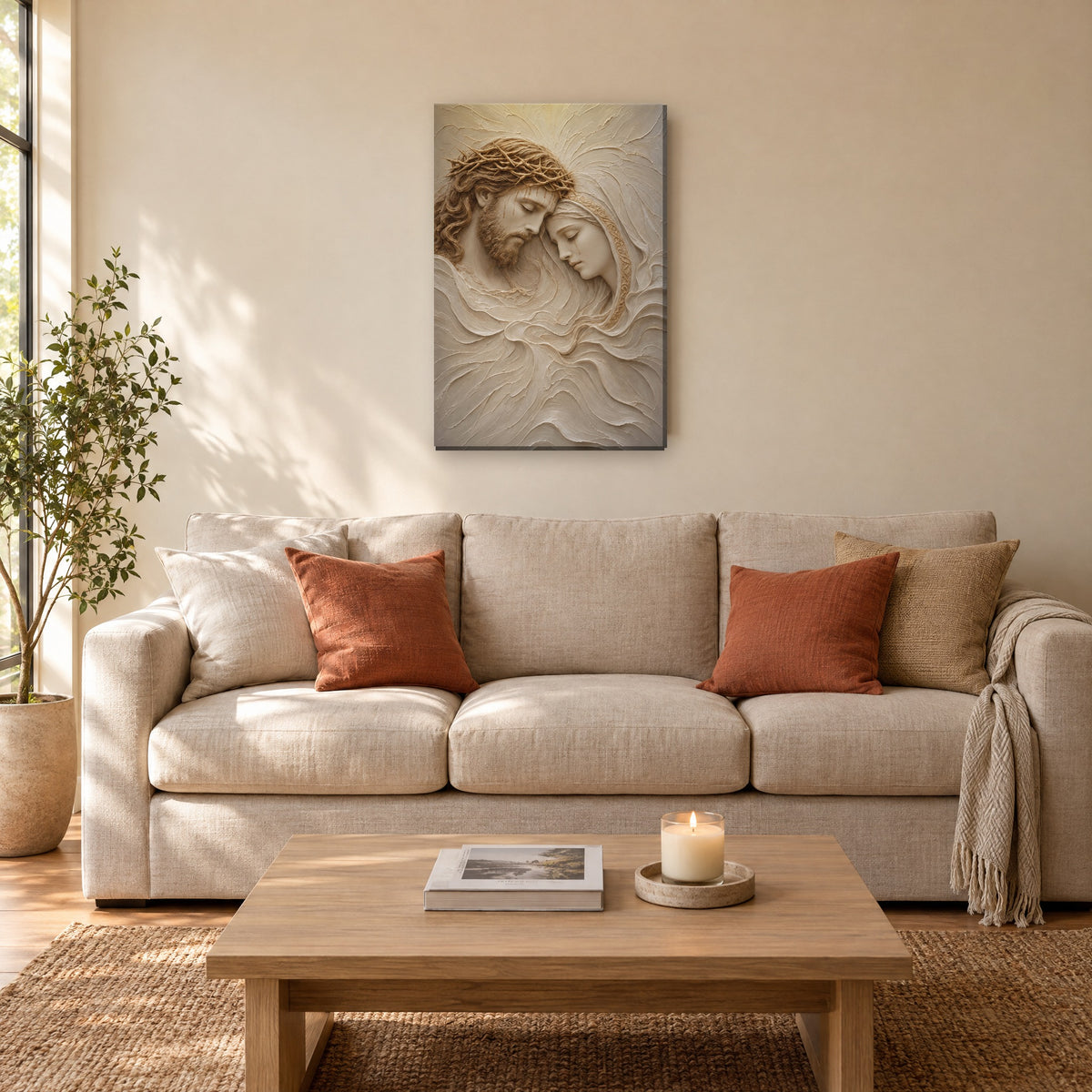 Madre de los Dolores - cuadro en living