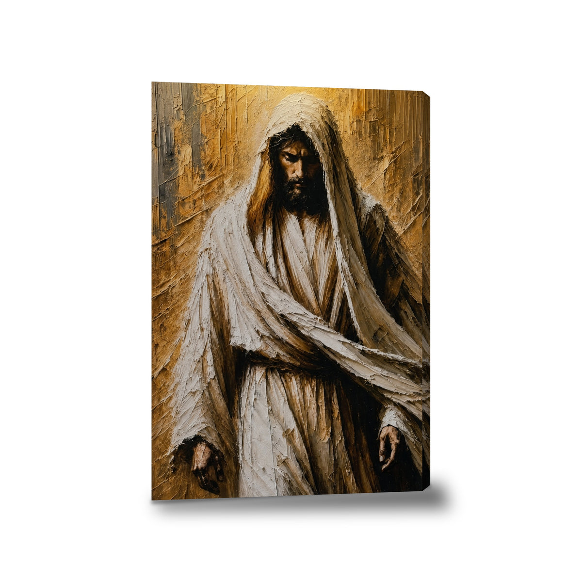 Jesús propósito glorioso - lienzo con bastidor, sin marco, fondo blanco