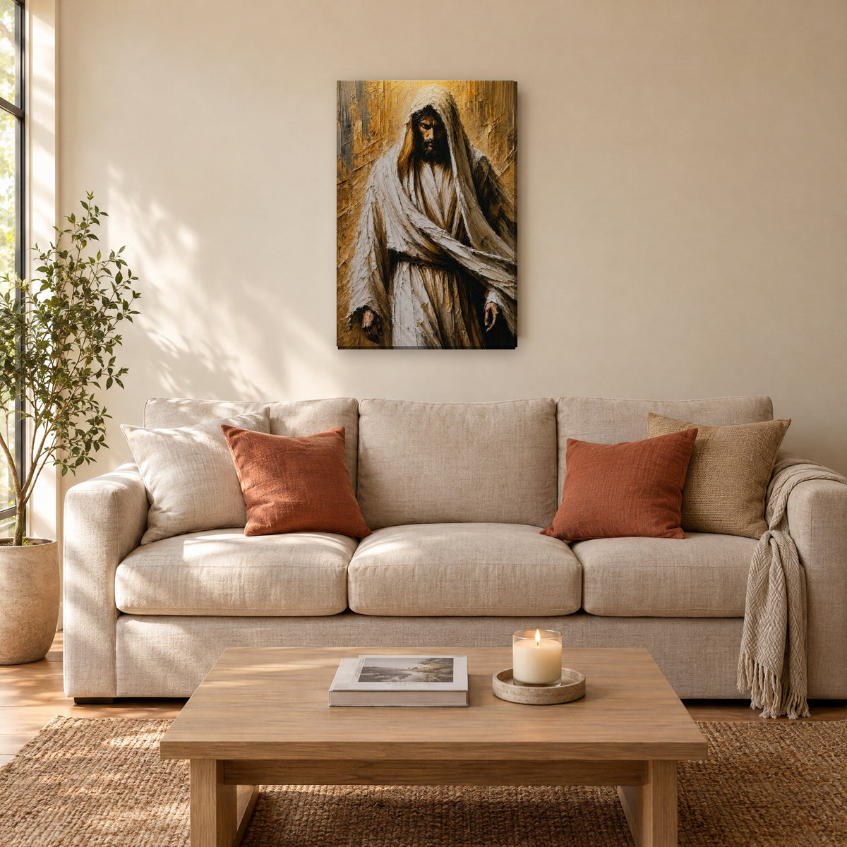 Jesús propósito glorioso - cuadro en living