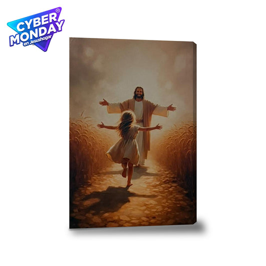 Jesús Abraza a la Niña – Ternura para tu pequeña | Cyber Monday en Jesushogar